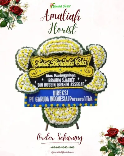 Papan Bunga Duka di Sumbergondo
